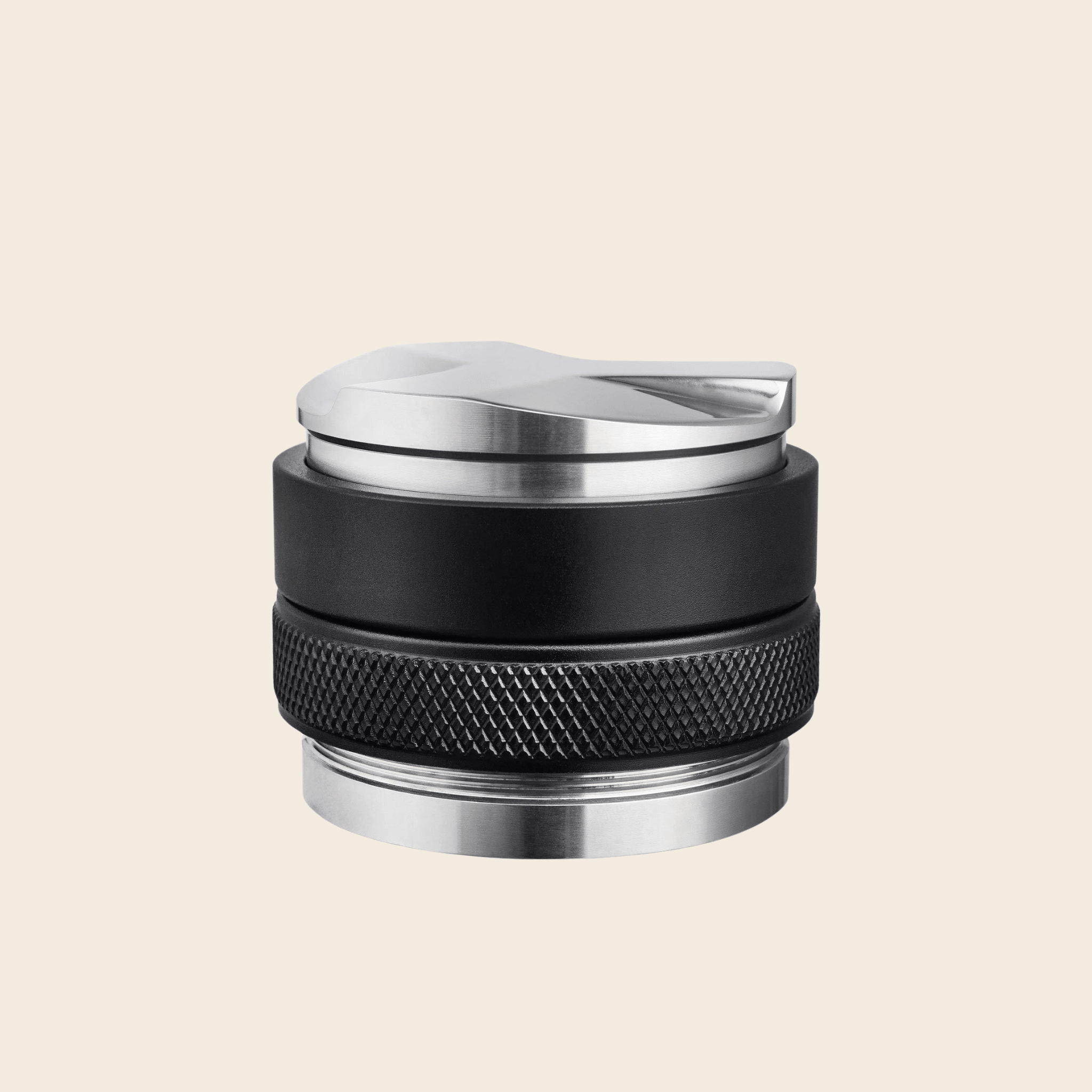 Adjustable 2-in-1 58mm Tamper & Distributor – Barista Grade — front view