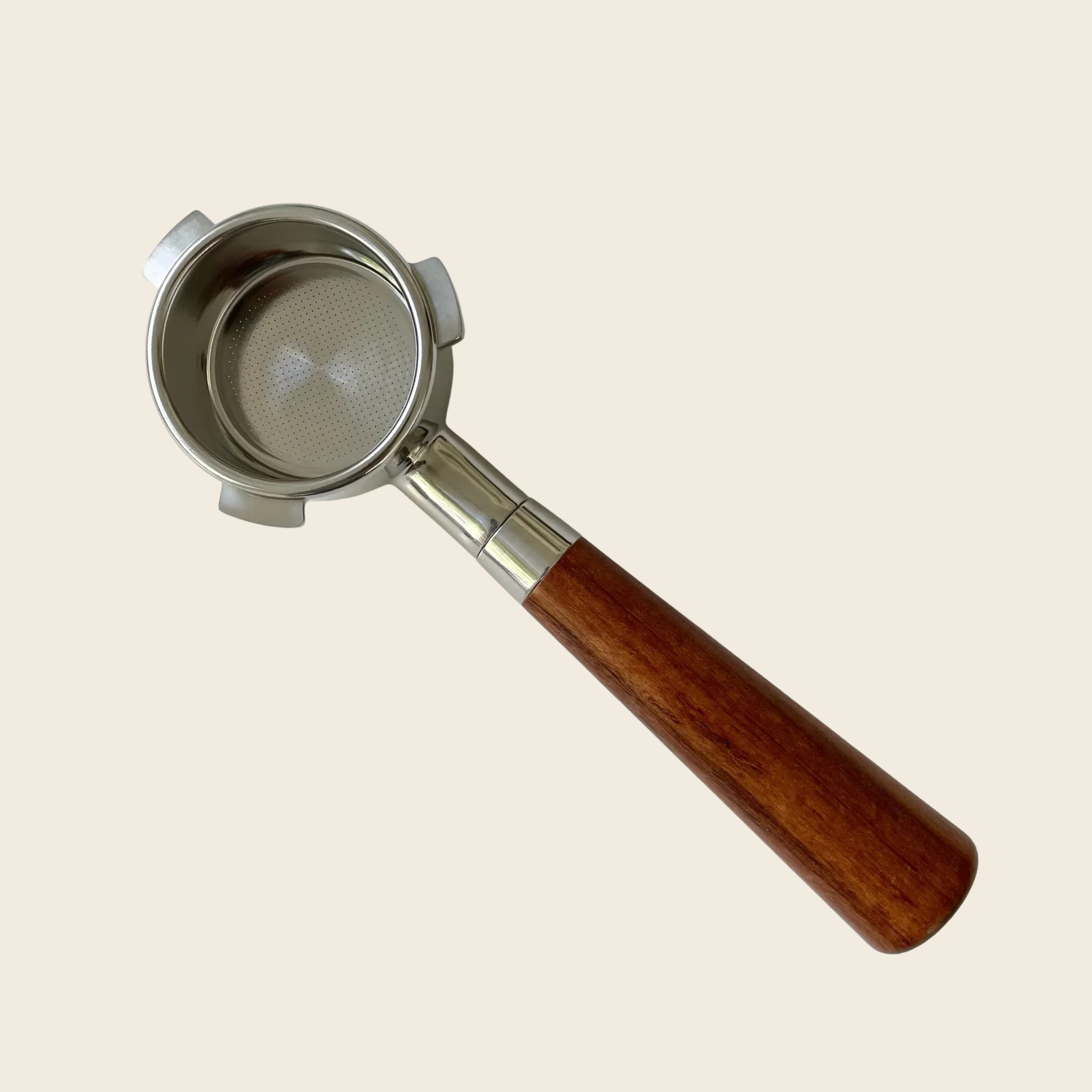 Breville 54mm Bottomless Portafilter Almond Solid Wood