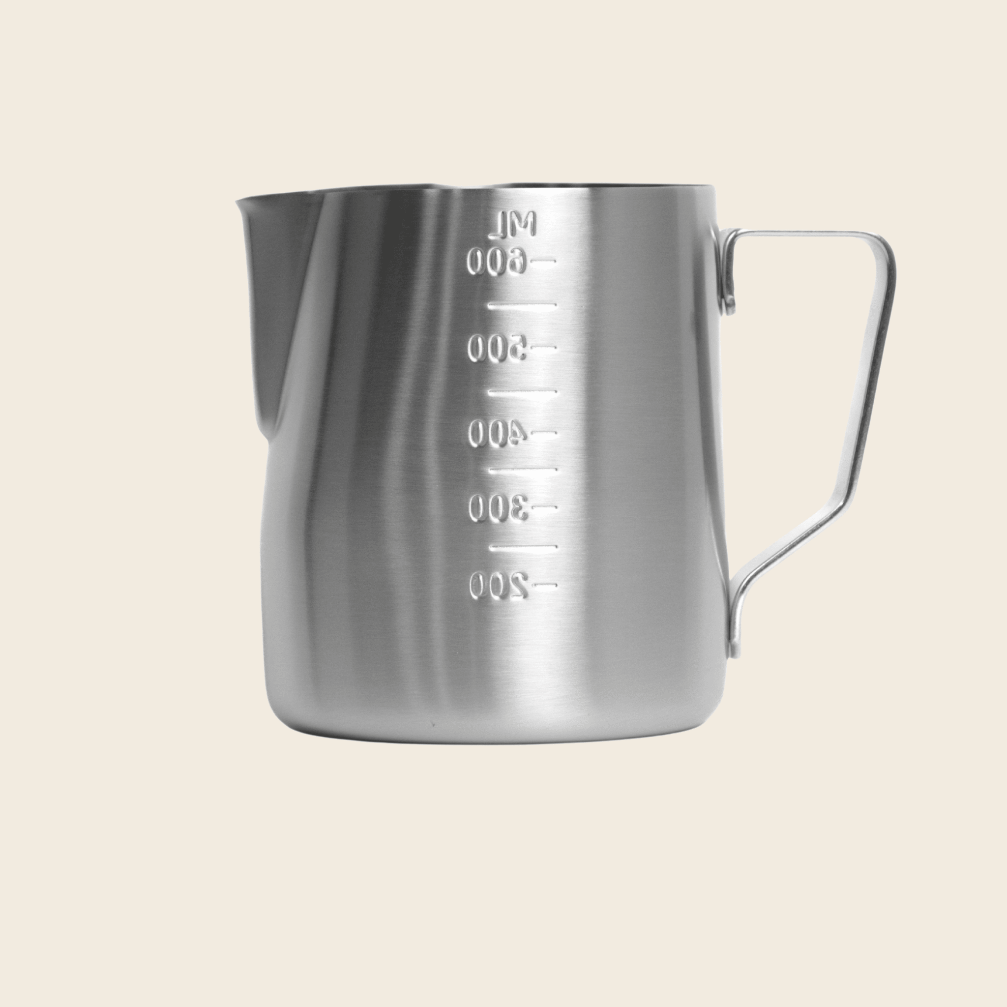 Espresso Milk Frothing Jug - 450ml Silver