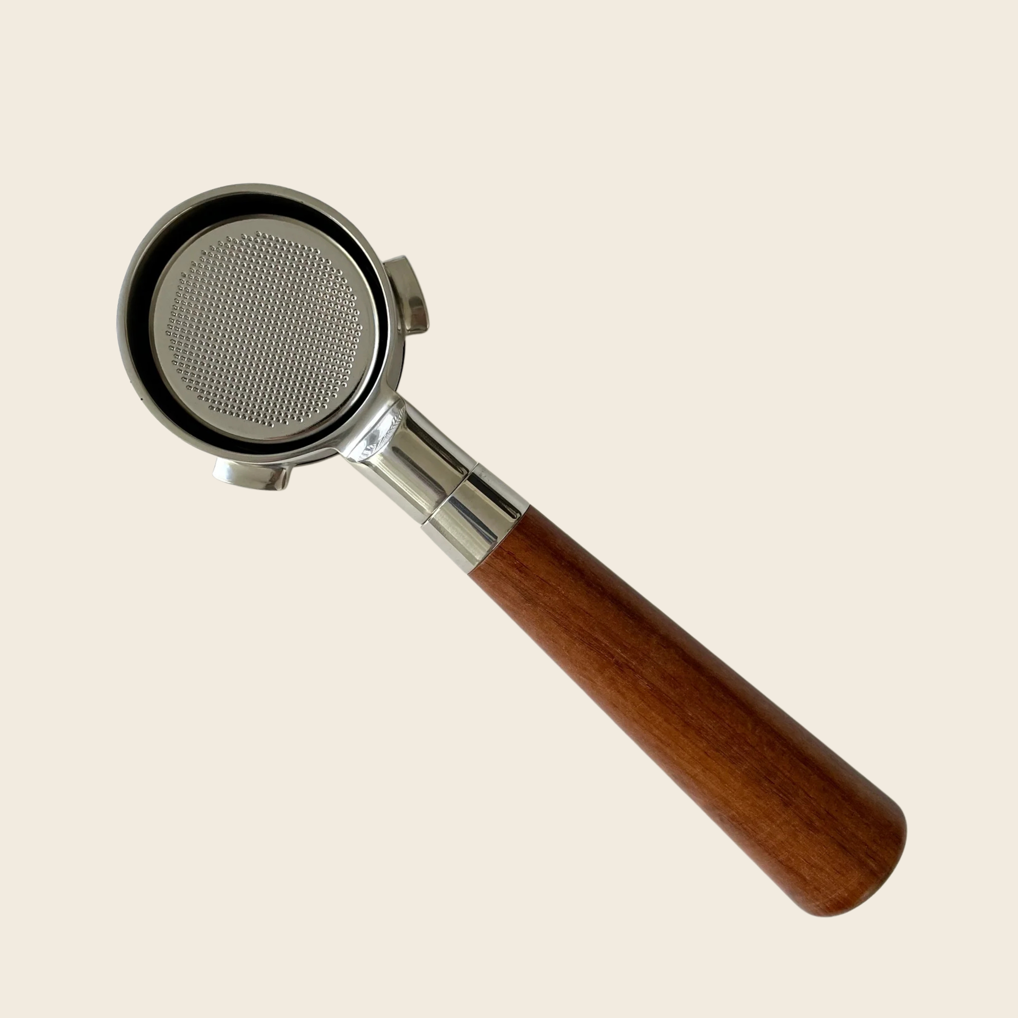 Delonghi La Specialista 51mm - Bottomless Portafilter - Almond Solid Wood