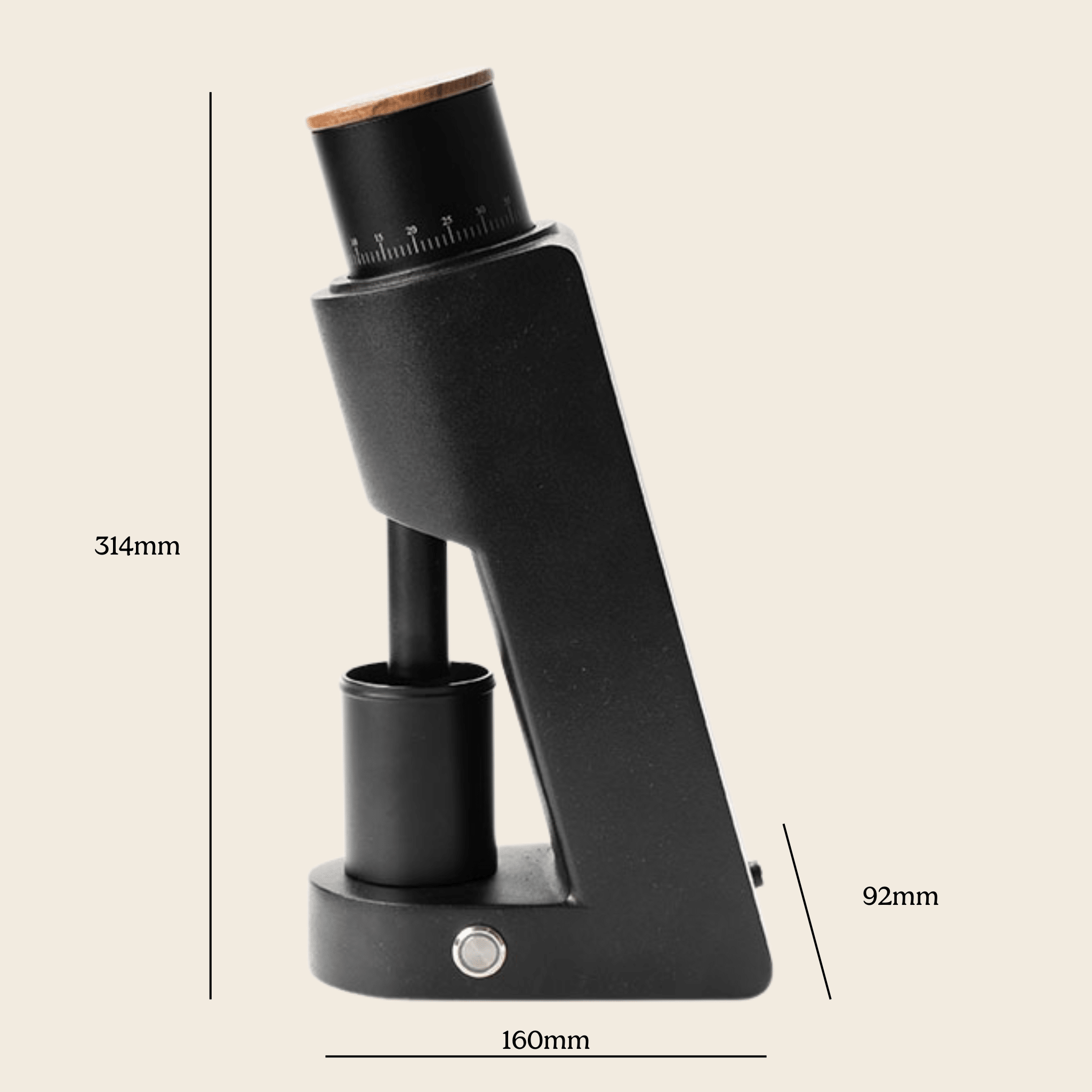 M20L Precision Coffee Grinder — detail view