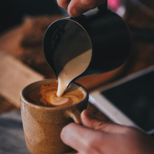 Load image into Gallery viewer, Espresso Milk Frothing Jug - 420ml - Black