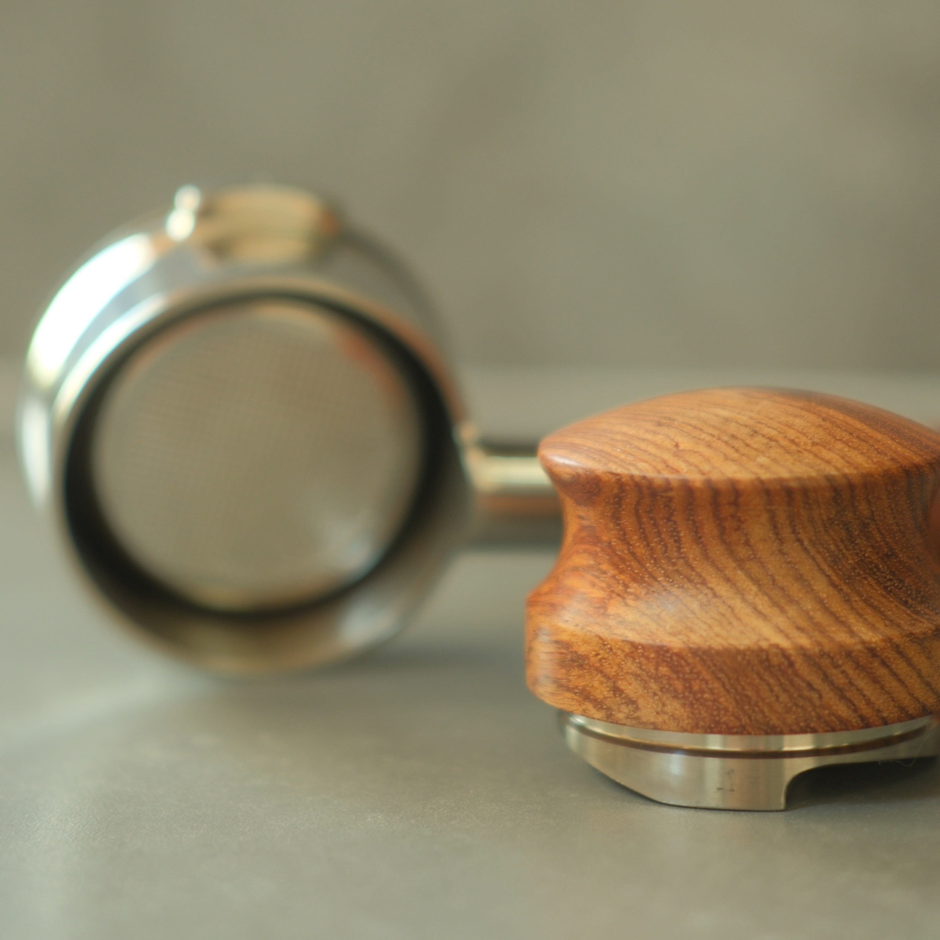 Coffee Distributor - 53mm - Wooden - Barista Grade