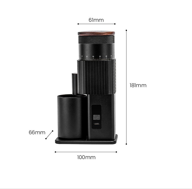 Mini Rechargeable Coffee Grinder | Black — lifestyle shot