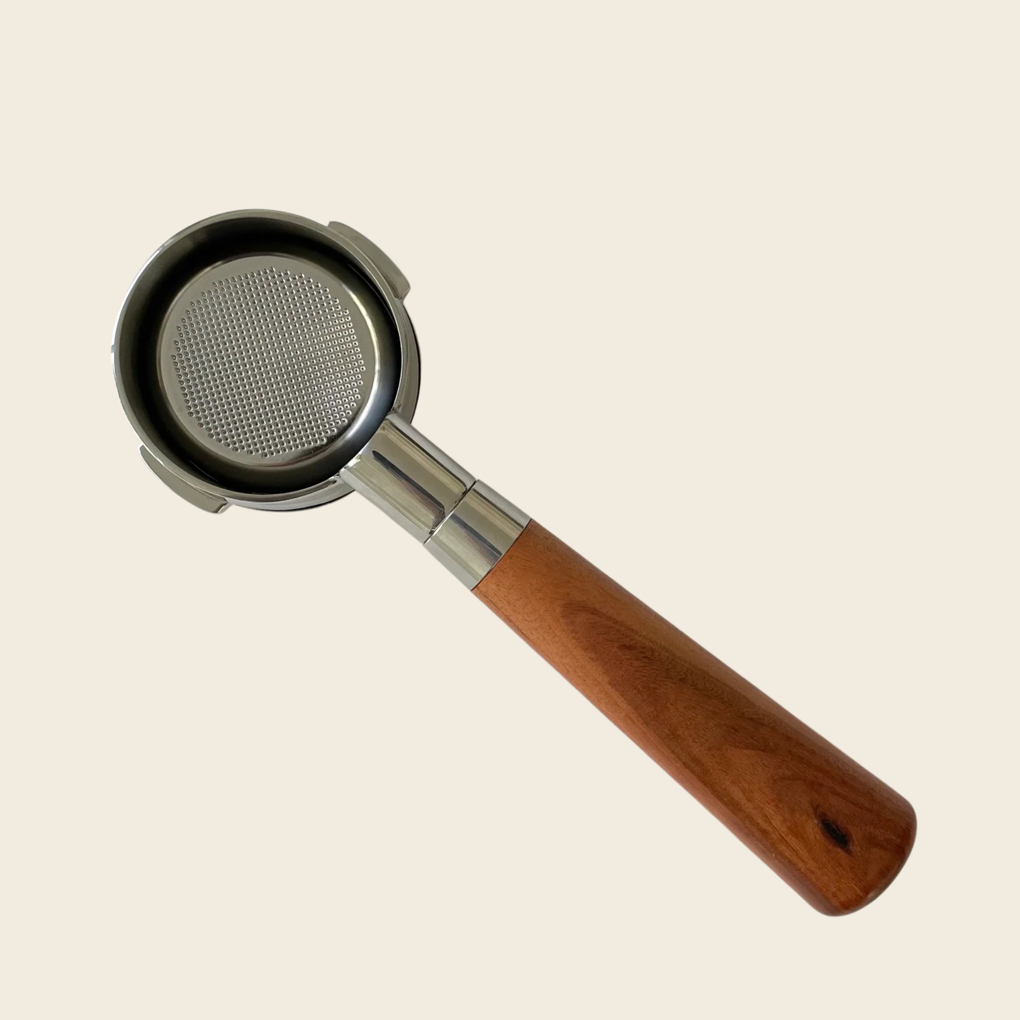 Breville 58mm - Bottomless Portafilter - Almond Solid Wood