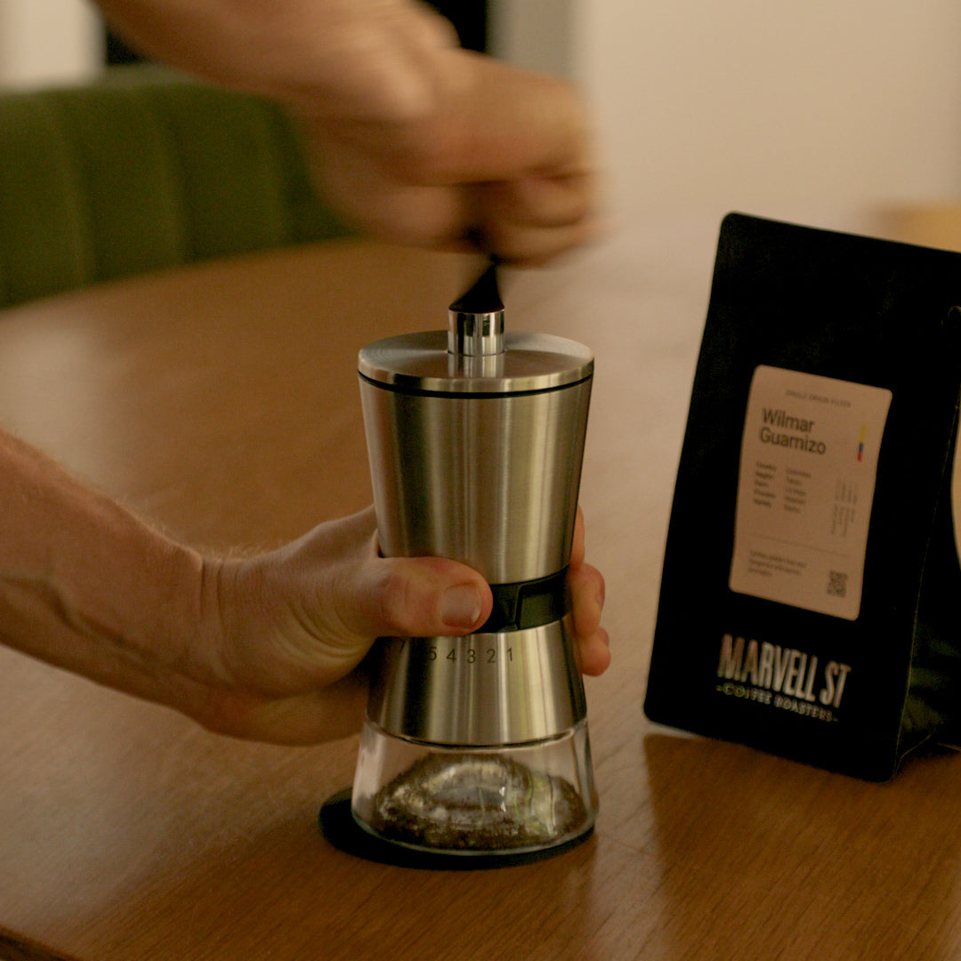 Coffee Grinder — Ceramic Burrs with 8 Settings