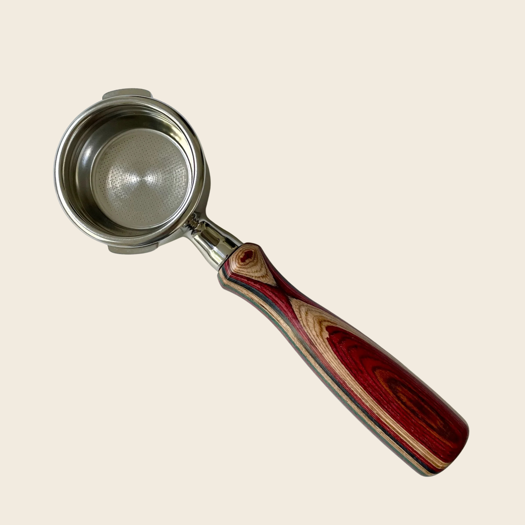 Gaggia - Bottomless Portafilter - 58mm - Premium Woodgrain