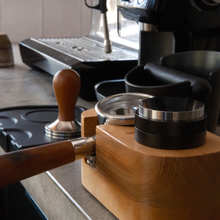 Load image into Gallery viewer, Wooden Coffee Tamper Station And Portafilter Holder - 58mm
