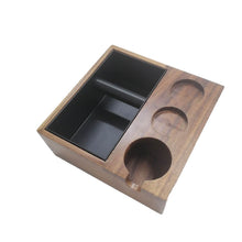 Load image into Gallery viewer, Wooden Trio Coffee Tamper Station and Knock Box
