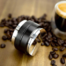 Load image into Gallery viewer, Barista levelling and tamping with 2-in-1 58 mm distributor/tamper
