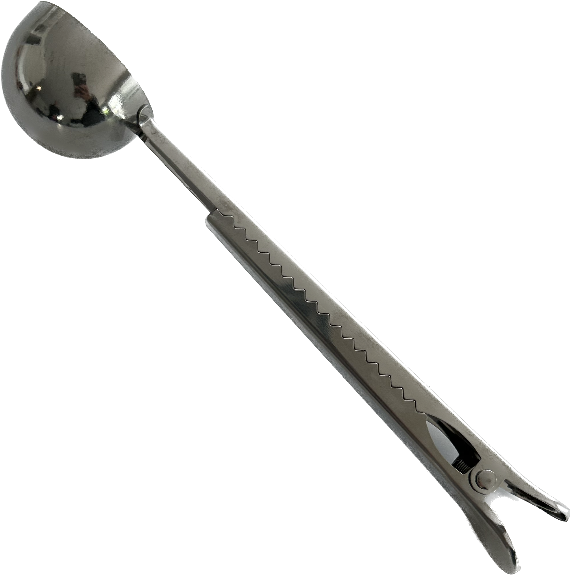 2-in-1 Coffee Bean Spoon & Bag Clip — alternate view