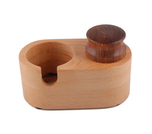 Load image into Gallery viewer, Wooden Coffee Tamper Station And Portafilter Holder
